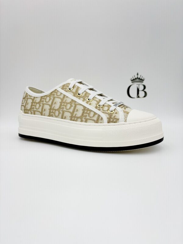 Sneakers Walk'n platform gold letter - Imagen 2
