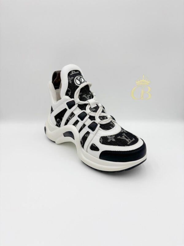 Sneakers Archlight white black denim - Imagen 2