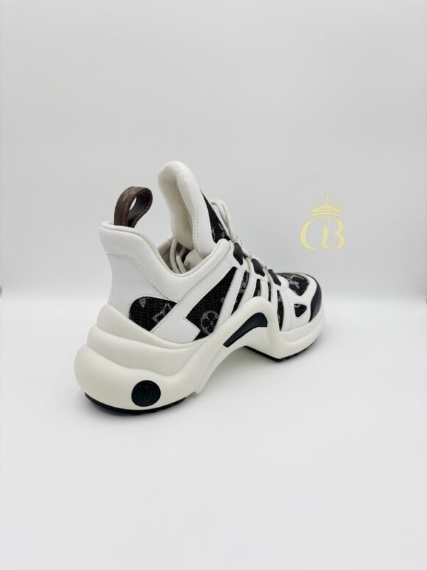 Sneakers Archlight white black denim - Imagen 3