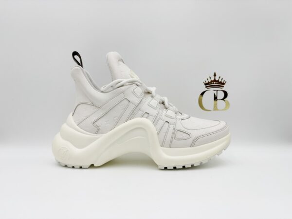 Sneakers Archlight white monogram leather