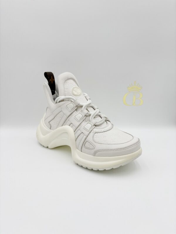 Sneakers Archlight white monogram leather - Imagen 2