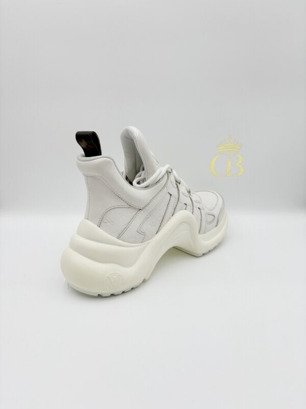 Sneakers Archlight white monogram leather - Imagen 3