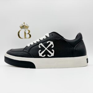Sneakers Black And White Vulcanized Low-Top