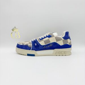 Sneakers Trainer Blue Domino Signature