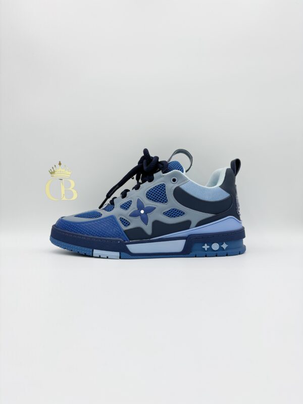 Sneakers Trainer Blue Flower
