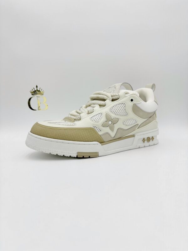 Sneakers Trainer Beige Flower - Imagen 2