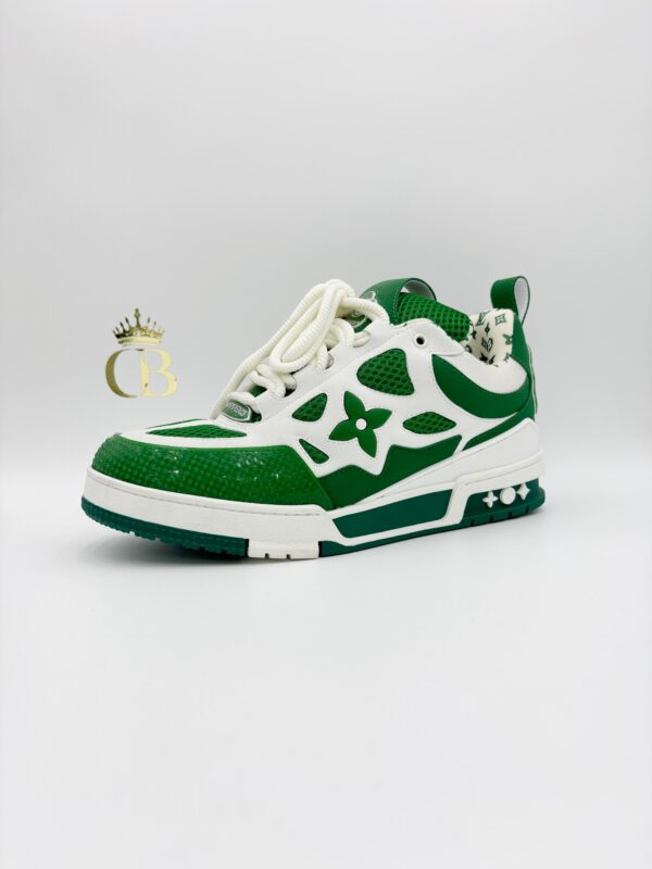 Sneakers Trainer Green Flower - Imagen 2