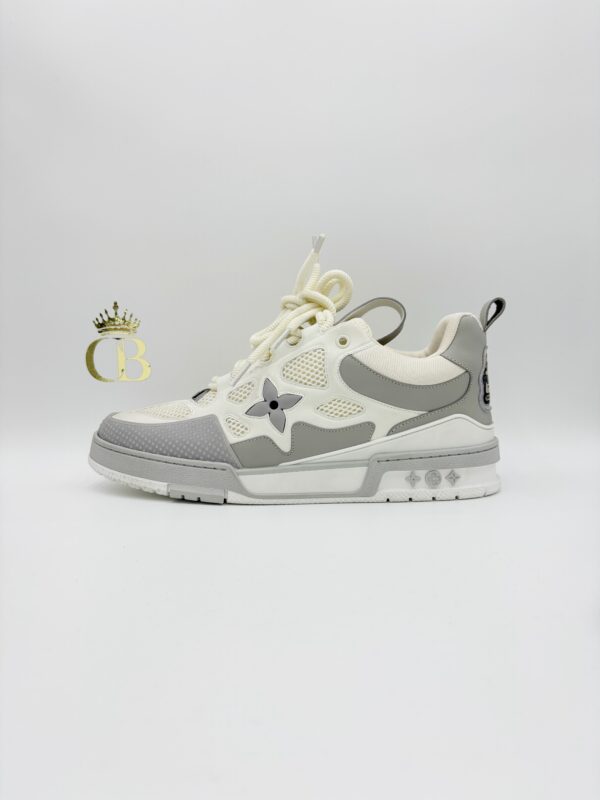 Sneakers Trainer Gray Flower