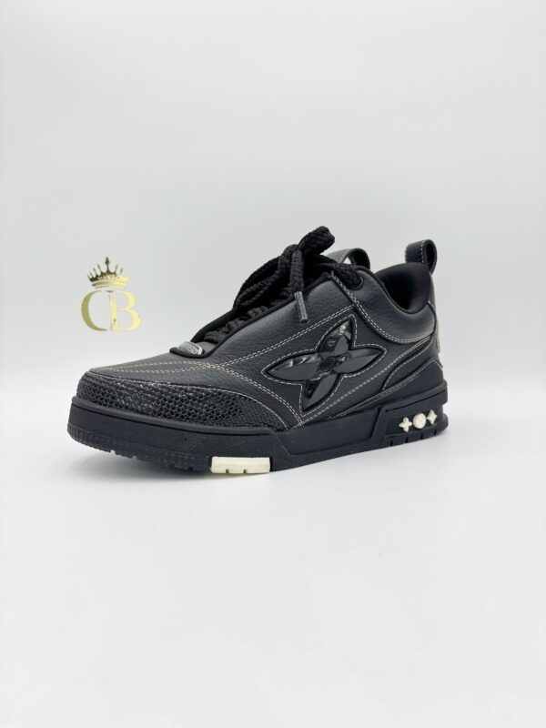 Sneakers Trainer Black Flower - Imagen 2