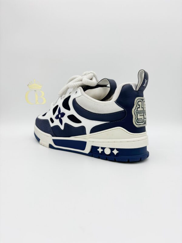 Sneakers Sky Blue And White Flower - Imagen 3