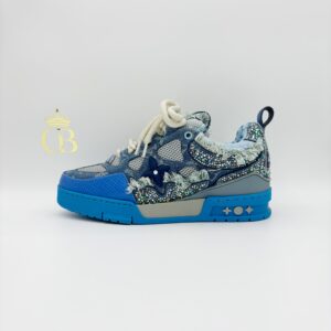 Sneakers Trainer Limited Edition Flores Blue Monogram