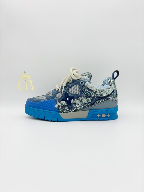 Sneakers Trainer Limited Edition Flores Blue Monogram