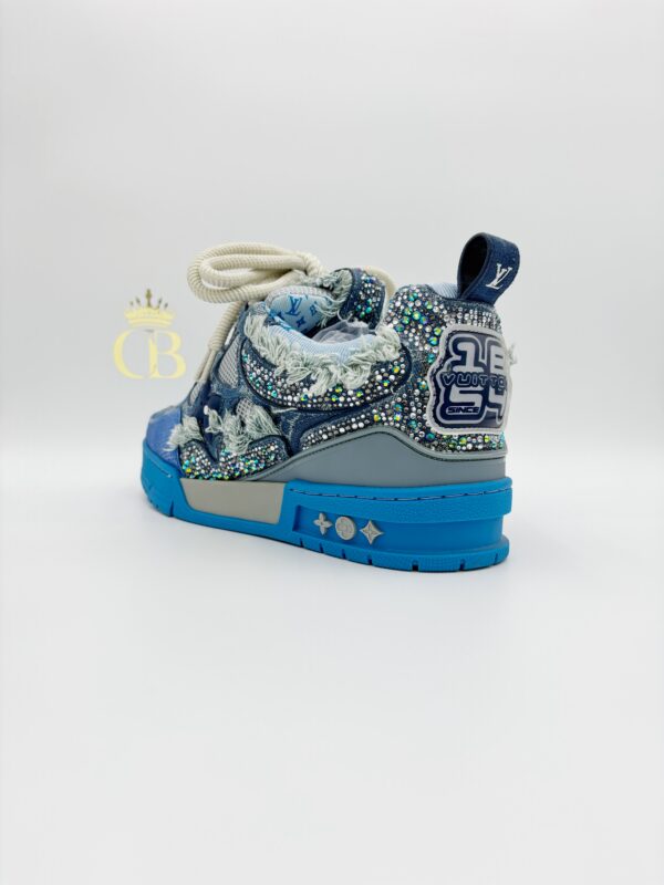 Sneakers Trainer Limited Edition Flores Blue Monogram - Imagen 3