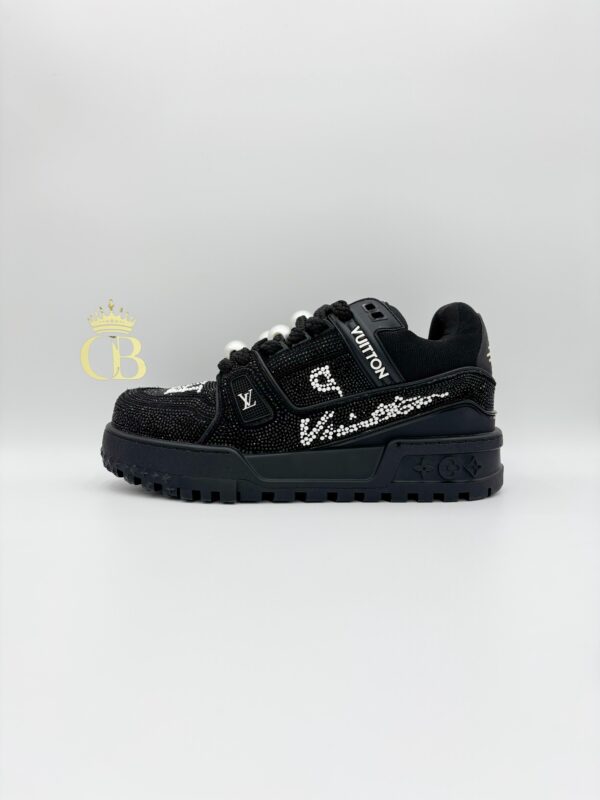 Sneakers Trainer Maxi Black Cristals