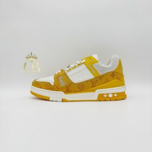 Sneakers Trainer Yellow Denim