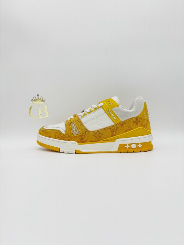 Sneakers Trainer Yellow Denim