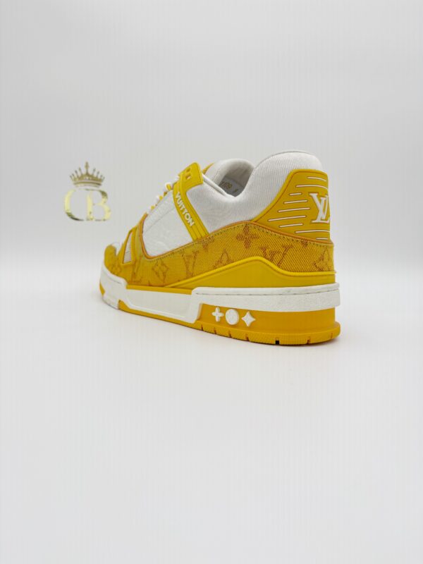 Sneakers Trainer Yellow Denim - Imagen 2