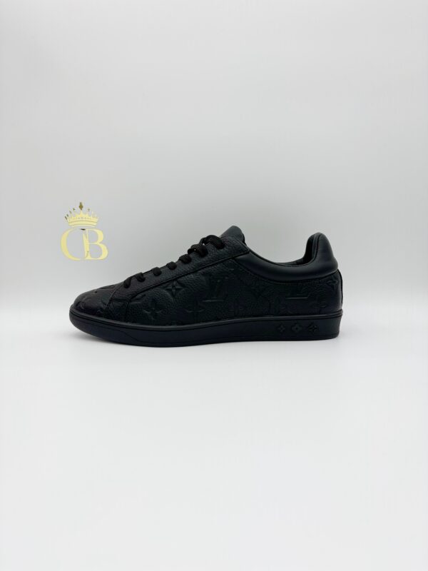 Sneakers Rivoli Black Leather Monogram