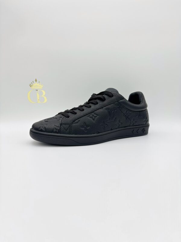 Sneakers Rivoli Black Leather Monogram - Imagen 2
