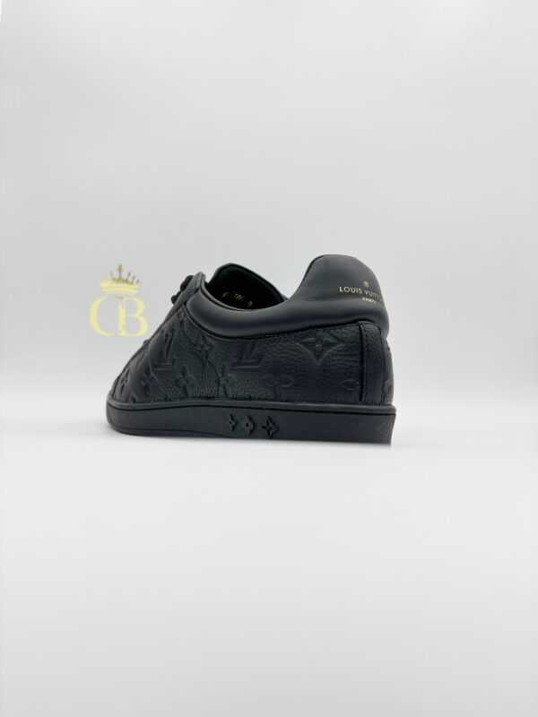 Sneakers Rivoli Black Leather Monogram - Imagen 3