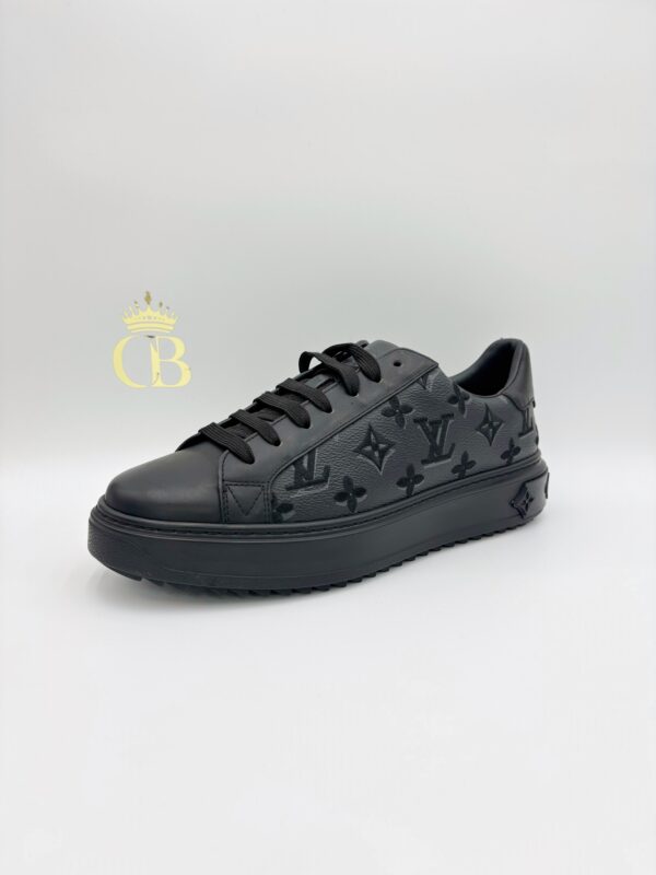 Sneakers Black Platafom Monogram Cloth Low-top - Imagen 2