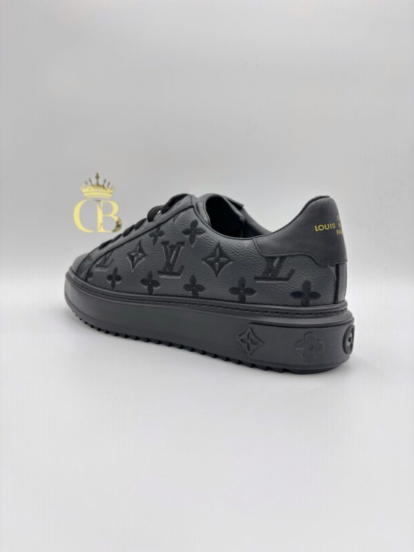 Sneakers Black Platafom Monogram Cloth Low-top - Imagen 3