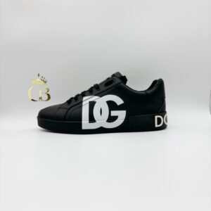 Sneakers Black Portofino White Logo