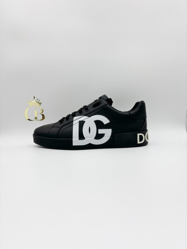 Sneakers Black Portofino White Logo