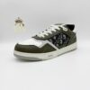 Sneakers B27 Green leather Low-top