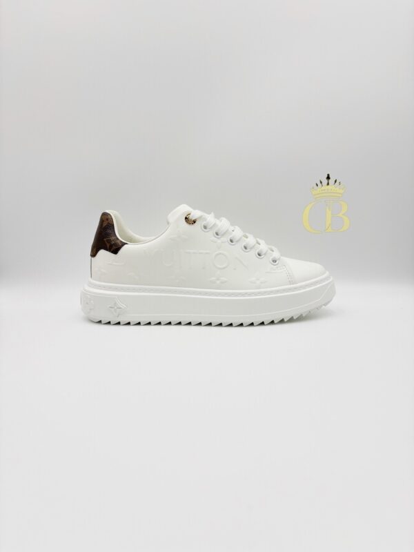 Sneakers Time Out white monogram signature