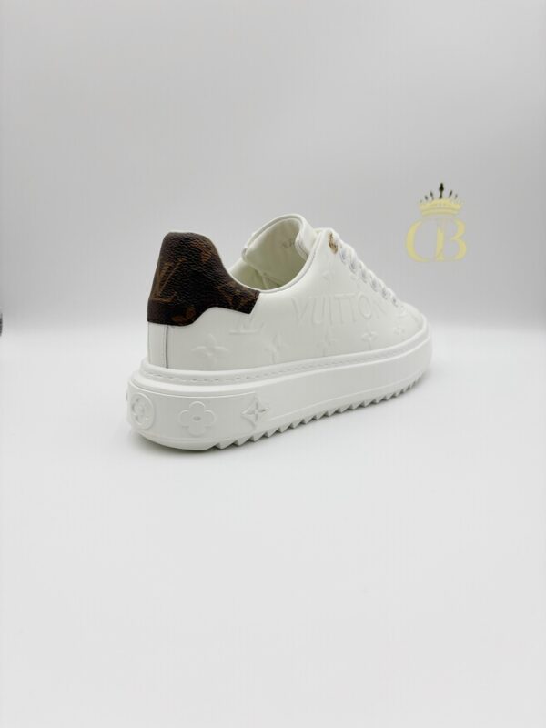 Sneakers Time Out white monogram signature - Imagen 3