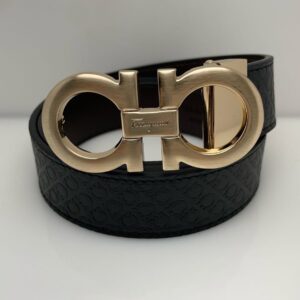Ferragamo Hebilla dorada clasica