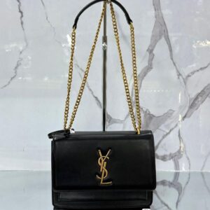 Small SL Black Leather
