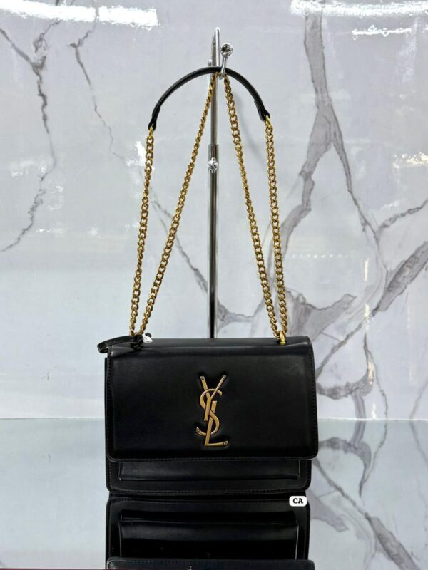 Small SL Black Leather