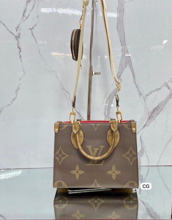 Little Brown LV Gold Chain