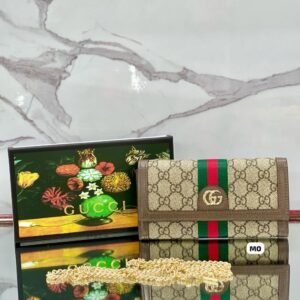 Large Coffe Gucci Wallet