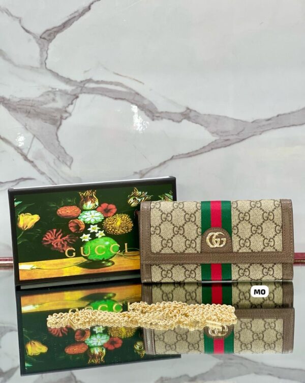 Large Coffe Gucci Wallet
