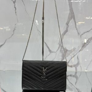 Black SL Silver Chain