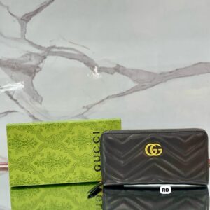 Large Black Leather Gucci