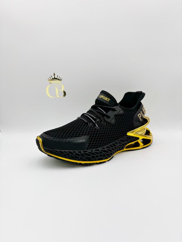 Sneakers Tunder Force Black Gold - Imagen 2