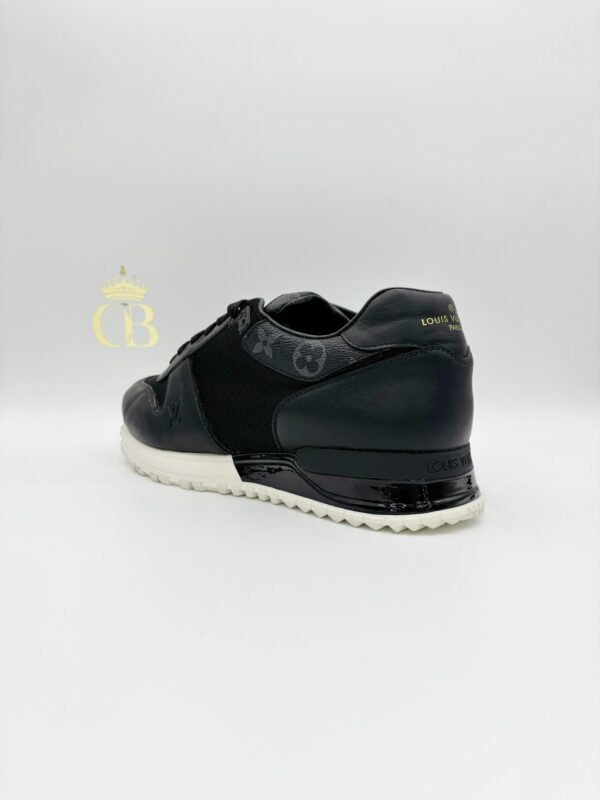 Sneakers Run Away Black Suede And Leather - Imagen 3