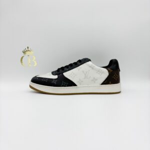 Sneakers Charli Coffee/White/Black With Monogram