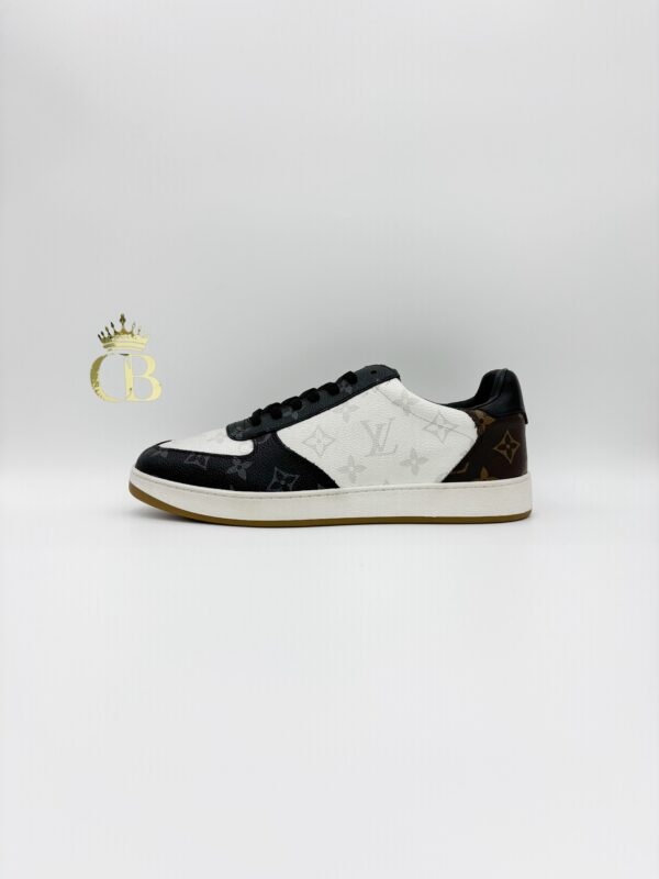 Sneakers Charli Coffee/White/Black With Monogram