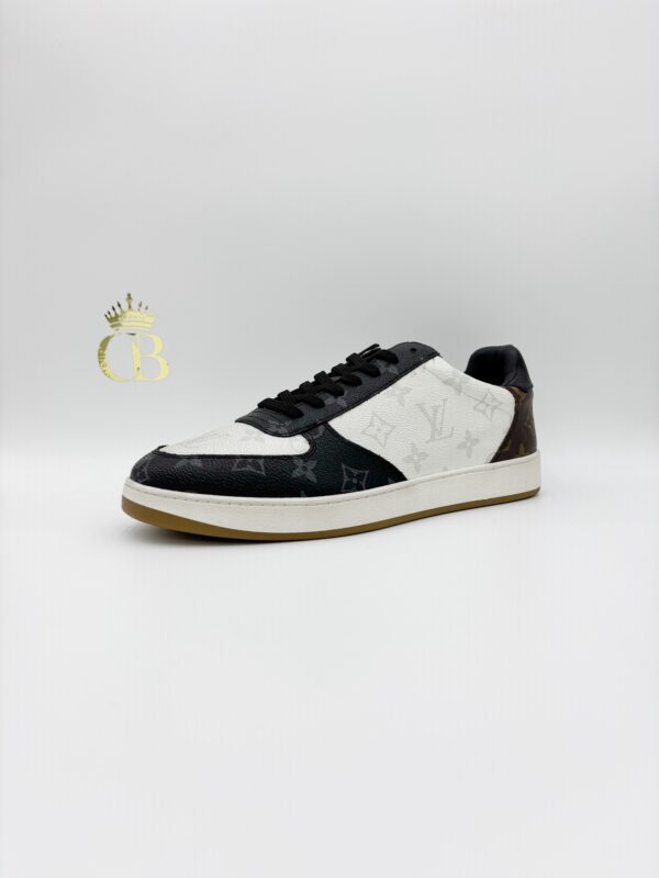 Sneakers Charli Coffee/White/Black With Monogram - Imagen 2