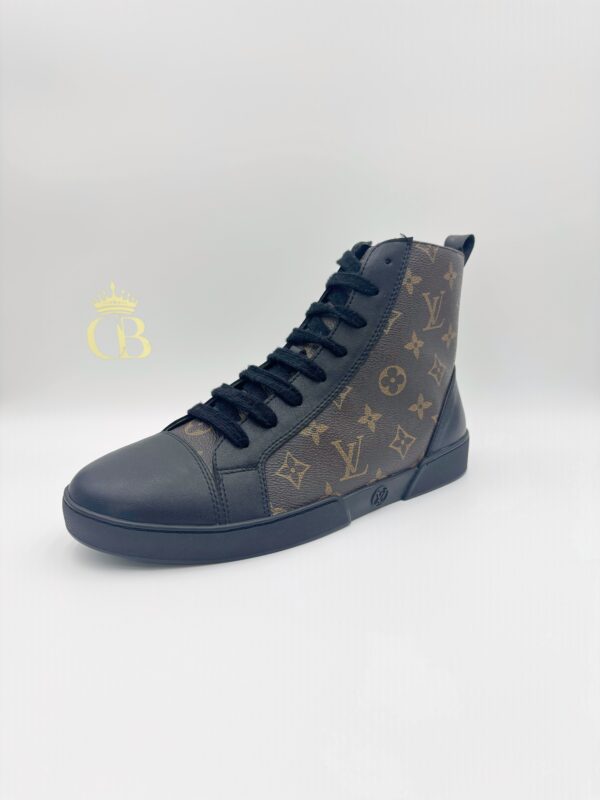 Sneakers Match Coffe And Black Monogram  High-Top - Imagen 3