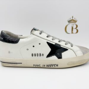 | Super-star black leather