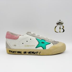 | Super-star green suede|leather