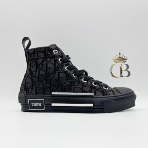 | B23 high-top Black grabado