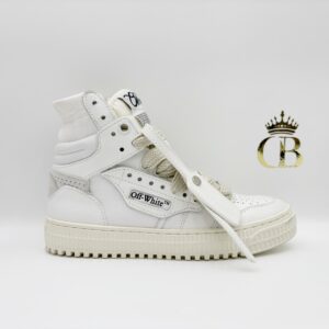 | Off 3|0 White high-top laces