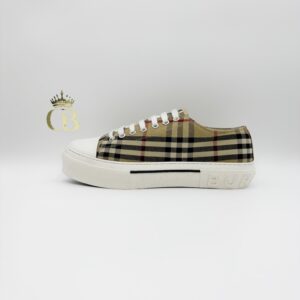 | Check Cotton Beige